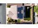 Aerial view of a home with solar panels and a backyard play area at 7364 Marbury St, Las Vegas, NV 89166