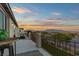 Balcony featuring seating area, neighborhood and mountain views at 7364 Marbury St, Las Vegas, NV 89166