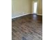 Bedroom with new wood-look tile and access to backyard at 833 Aspen Peak Loop # 2511, Henderson, NV 89011