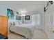 Light and airy bedroom with a comfortable bed, and ample closet space at 851 Offerman Ave, Las Vegas, NV 89123
