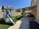 Outdoor patio with playhouse, perfect for Gathering fun at , Las Vegas, NV 89129