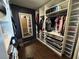 Walk-in closet with shelving, hanging racks, and a mirror for getting ready at , Las Vegas, NV 89129