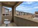 Cozy balcony featuring outdoor seating and views of the neighborhood at 9641 Rankin Ridge Ct, Las Vegas, NV 89178