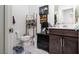Cozy bathroom featuring Star Wars decor and cabinet storage at 10352 Rye Patch Creek St, Las Vegas, NV 89141