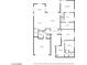 Detailed floor plan providing the overall layout of the residence at 11954 Camden Ridge Ct, Las Vegas, NV 89138
