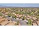 Extensive aerial shot displays a residential neighborhood with well-kept landscaping and tree-lined streets at 1212 Anime Dr, Las Vegas, NV 89144