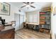 Well-lit office featuring a desk and custom shelving at 2434 Amoretti St, Henderson, NV 89052
