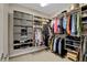 A walk-in closet with custom shelving at 2579 Speyburn Ave, Henderson, NV 89044