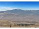 Magnificent mountain view showcasing the rugged beauty and stunning scenery surrounding the property at 2579 Speyburn Ave, Henderson, NV 89044