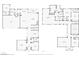 Layout of the first and second floors, noting room dimensions, bathrooms, and closet space at 2717 Mona Lisa St, Henderson, NV 89044