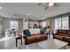 Spacious living area combining dining, kitchen, and living room areas for an open and connected feel at 2928 Sunday Silence Rd, North Las Vegas, NV 89086