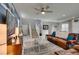 Comfortable living room showcasing a staircase leading to upper level at 2928 Sunday Silence Rd, North Las Vegas, NV 89086