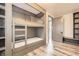 This bedroom features built-in bunk beds, and an open closet for maximized storage at 3198 Stella Cilento Ave, Henderson, NV 89044