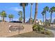 A brick community sign for Angel Point Condominiums at 350 S Durango Dr # 220, Las Vegas, NV 89145