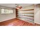 Bedroom with large shelving unit at 3753 S Rosecrest Cir, Las Vegas, NV 89121