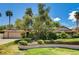 Charming single-story home with well-manicured landscaping, mature trees, and a spacious two-car garage at 3753 S Rosecrest Cir, Las Vegas, NV 89121