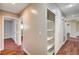 Hallway with closet and wood floors at 3753 S Rosecrest Cir, Las Vegas, NV 89121