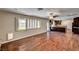 Spacious living room with an open layout, wood floors, and abundant natural light at 3753 S Rosecrest Cir, Las Vegas, NV 89121