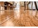A low angle view shows the beautiful hardwood flooring in this well-appointed house at 4017 Kristina Lynn Ave, North Las Vegas, NV 89081