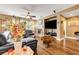 Bright and airy Living Room with hardwood floors and lovely view at 4017 Kristina Lynn Ave, North Las Vegas, NV 89081