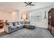 Cozy living room featuring comfortable seating, neutral decor, and an inviting atmosphere at 489 Filaree Pl, Henderson, NV 89015