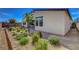 New construction home with fully landscaped backyard and block wall surround at 6830 Compass St, North Las Vegas, NV 89084