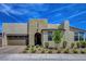Beautiful single story home with a well-manicured front yard and modern design at 6830 Compass St, North Las Vegas, NV 89084