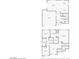 Detailed floor plan showcasing the layout of the first and second floors of the house at 7189 Ashcroft St, North Las Vegas, NV 89084