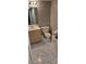 Bathroom with a vanity, toilet, and new flooring, providing a clean and functional space at 8070 W Russell Rd # 1105, Las Vegas, NV 89113