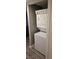 This laundry area features stacked washer and dryer units, maximizing space and efficiency at 8070 W Russell Rd # 1105, Las Vegas, NV 89113