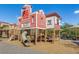 Unique, colorful play structure with slides, steps, and themed design, perfect for imaginative play outdoors at 10030 Trotter Peak St, Las Vegas, NV 89178