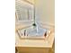 Corner bathtub with a window view and plenty of light at 10680 Sapphire Vista Ave, Las Vegas, NV 89144
