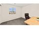 Bedroom featuring a large desk, desk chair, and view of neighborhood at 1783 Matteo Cove Pl, North Las Vegas, NV 89084