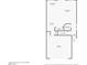 First floor floorplan showing kitchen, living room, dining room, garage, bathroom, and entry foyer at 1783 Matteo Cove Pl, North Las Vegas, NV 89084