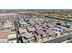 Overhead neighborhood shot showing a well maintained residential community with mature landscaping at 182 Robledo St, Las Vegas, NV 89138