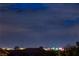 Distant city skyline is visible from the roofline of this home at 2248 Verde Cape Ave, Henderson, NV 89052