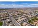 Expansive aerial view showcasing a well-planned community with wide streets at 2929 Salado Creek Ave, North Las Vegas, NV 89081