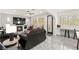 Living room with stylish decor, lots of natural light, and desk area at 366 Rancho La Costa St, Las Vegas, NV 89138