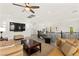 Upstairs living area with comfortable seating and media center at 366 Rancho La Costa St, Las Vegas, NV 89138