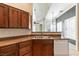 Kitchen showing the stainless steel sink and dishwasher at 3975 N Hualapai Way # 212, Las Vegas, NV 89129