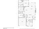 Detailed floor plan showcasing the layout of the home's bedrooms, bathrooms, and living spaces at 4217 Box Canyon Falls Ave, North Las Vegas, NV 89085