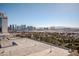 Wide city panorama showcasing the cityscape, surrounding greenery, and clear skies against the Palms hotel at 4381 W Flamingo Rd # 1504, Las Vegas, NV 89103