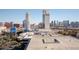 Elevated view showcasing parking and the vibrant city skyline with The Palms in the background at 4381 W Flamingo Rd # 1504, Las Vegas, NV 89103