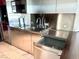 Modern kitchen featuring stainless steel appliances, countertop, and a dishwasher at 4381 W Flamingo Rd # 1504, Las Vegas, NV 89103