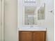 Bathroom vanity with mirror and a sink at 502 Cosmic Star Pl, Henderson, NV 89052