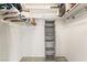 Closet with storage system installed and hanging racks at 502 Cosmic Star Pl, Henderson, NV 89052