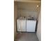 Enclosed laundry area with a modern washer and dryer at 5220 Indian River Dr # 277, Las Vegas, NV 89103