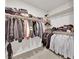 Spacious walk-in closet with organized storage for clothes and accessories at 5252 Sunstone Mesa Dr, Las Vegas, NV 89166