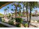 Relax on your balcony with scenic views of the community and its mature trees at 5751 E Hacienda Ave # 105, Las Vegas, NV 89122