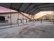 View of long carport with direct access to a three-car garage and a beautiful mountain view backdrop at 711 Sari Dr, Las Vegas, NV 89110